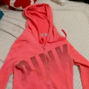 Pink hoodie .w/ sequins